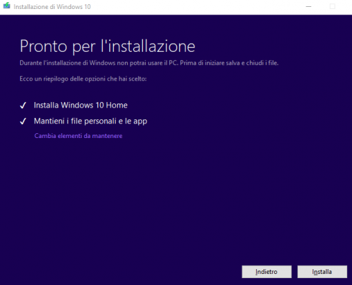 Reinstallare Windows 10 senza perdere i dati personali 38
