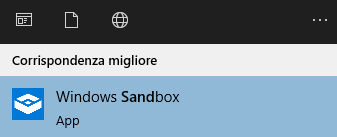 Virtualizzare software con Windows 10 Sandbox 70