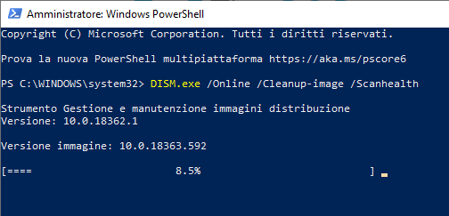 Usare comandi SFC e DISM per riparare Windows 10 70