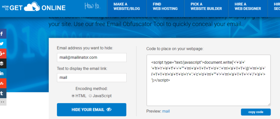 wordpress email obfuscator